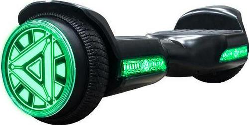 Voyager Hoverbeats Bluetooth Hoverboard with Green Lights and Wheels for Adults and Kids