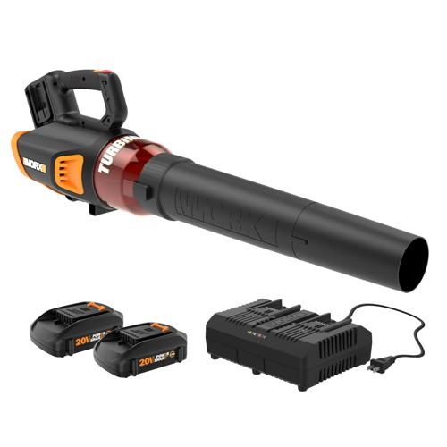 Worx WG584 40V Power Share TURBINE Cordless Leaf Blower with Brushless Motor Batteries and Charger Included