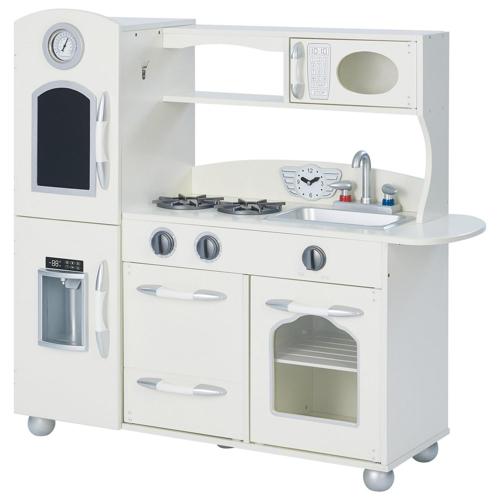 Teamson Kids - Little Chef Westchester Retro Play Kitchen, White