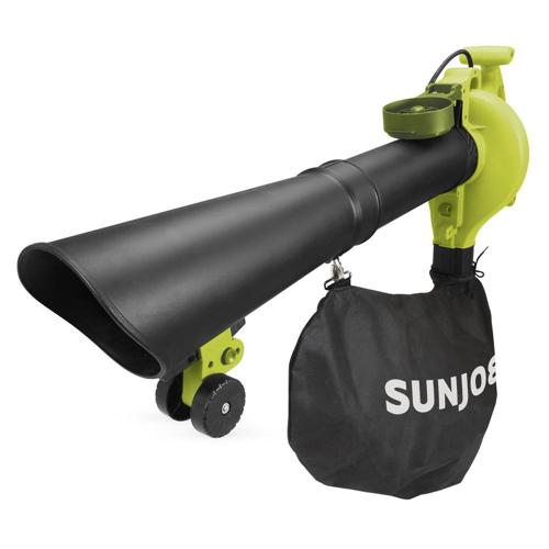 Sun Joe SBJ606E-GA 4-in-1 Electric Blower, 250 MPH, 14 Amp, Vacuum/Mulcher/Gutter Cleaner