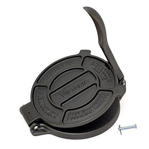 Victoria 85008 Cast Iron Tortilla Press, 8-Inch
