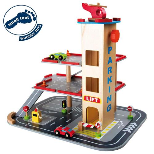 Small Foot Wooden Toys - 3 Floor Parking Garage Playset