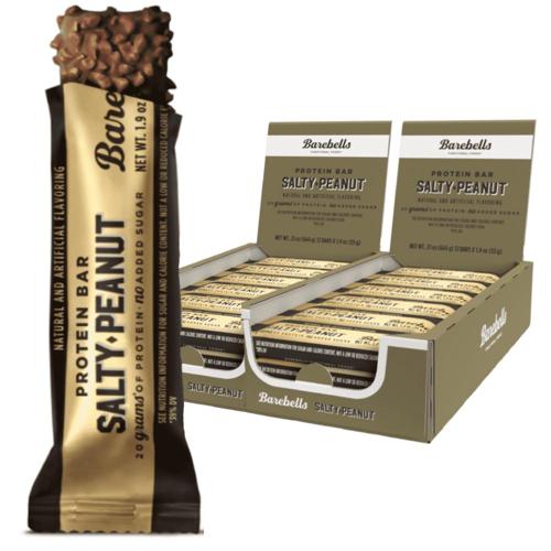 Barebells High Protein 20g Bars Salty Peanut, 24 Pack