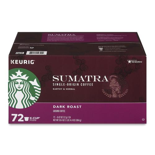 Starbucks Single Origin Sumatra Coffee K Cups 72 Ct