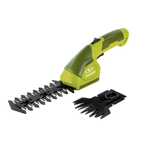 Sun Joe HJ604C Cordless Grass Shear + Hedger, 2-in-1, 7.2 V, Green