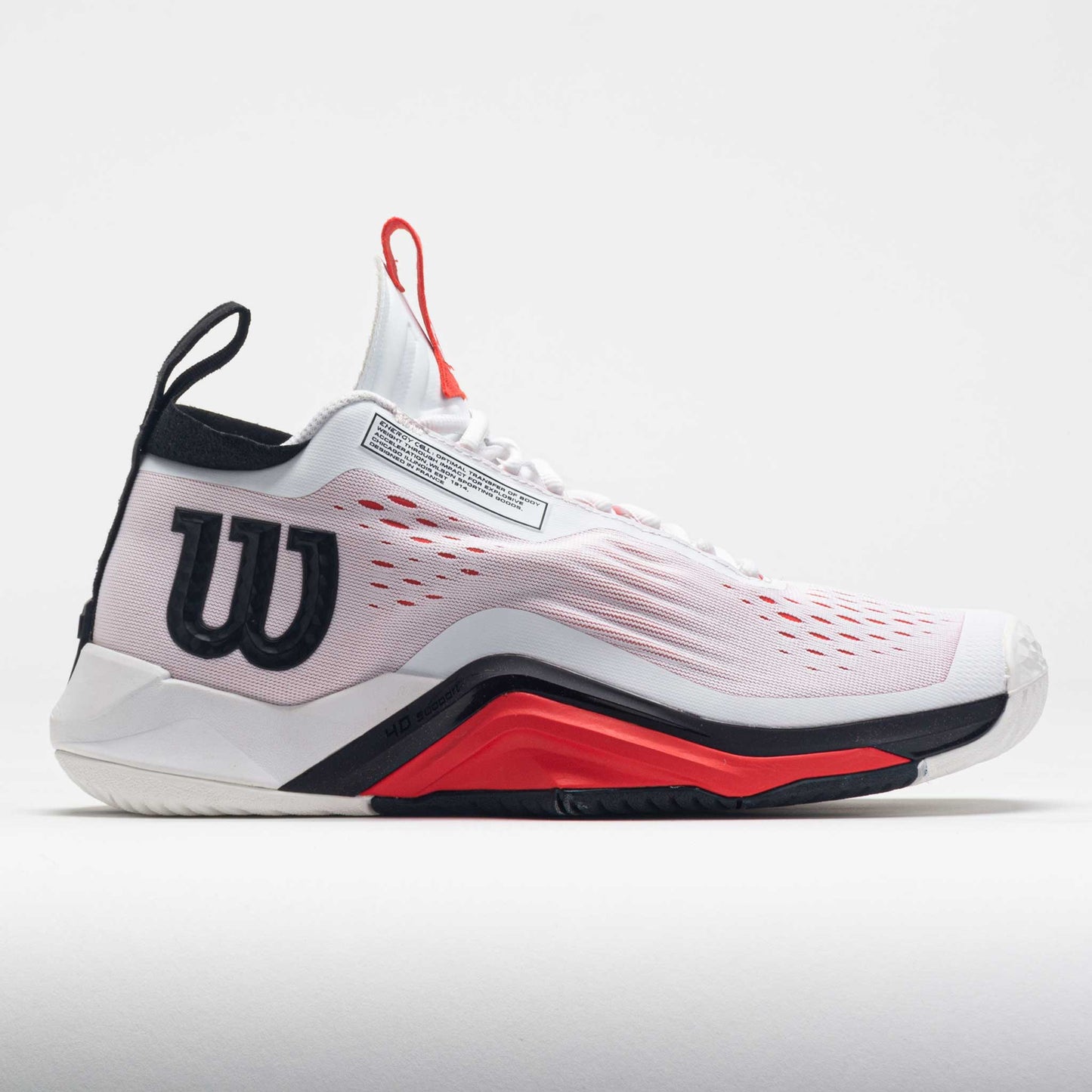 Wilson Rush Pro Tour Mid Men's  White/Black/Red