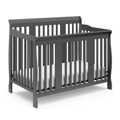 Storkcraft Tuscany 4-in-1 Convertible Baby Crib Gray
