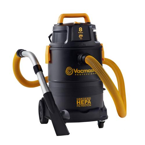Vacmaster Professional 8 Gallon Certified HEPA Wet/Dry Vacuum, VK811PH
