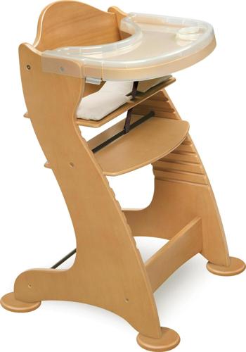 Badger Basket - Wooden High Chair, Natural
