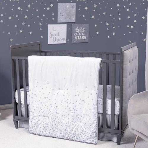 Trend Lab Star 3 Piece, Crib with Quilt, Skirt, Fitted Crib Sheet