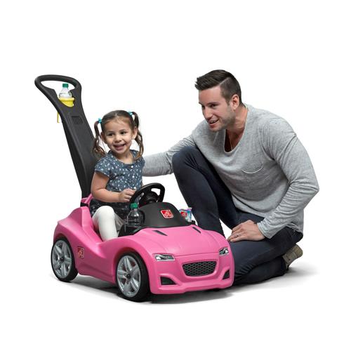 Step2 Whisper Ride Cruiser with large, under seat storage and multiple cup holders , Pink