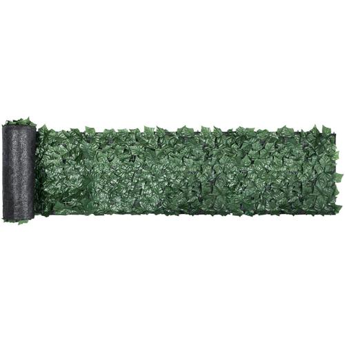 VEVORbrand Artificial Ivy Privacy Fence Screen, 39 x158 Ivy Fence, 3 Layer No Gap Ivy Leaf Artificial Hedges Fence, Faux Greenery Outdoor Privacy Panel Decoration
