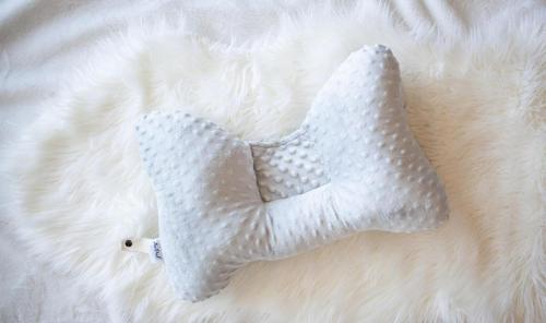 Zzz Pal Comfort Neck Pillow for Nursing, Travel, Relaxing - Grey Dot