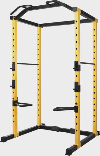 BalanceFrom PC-1 Series 1000lb Capacity Multi-Function Adjustable Power Cage Power Rack with Optional Lat Pull-down and Cable Crossover, Power Cage Only