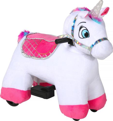 Stable Buddies Willow Unicorn 6V Plush Ride-On