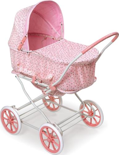Badger Basket Just Like Mommy 3-in-1 Doll Pram/Carrier/Stroller - Pink/Rosebud C