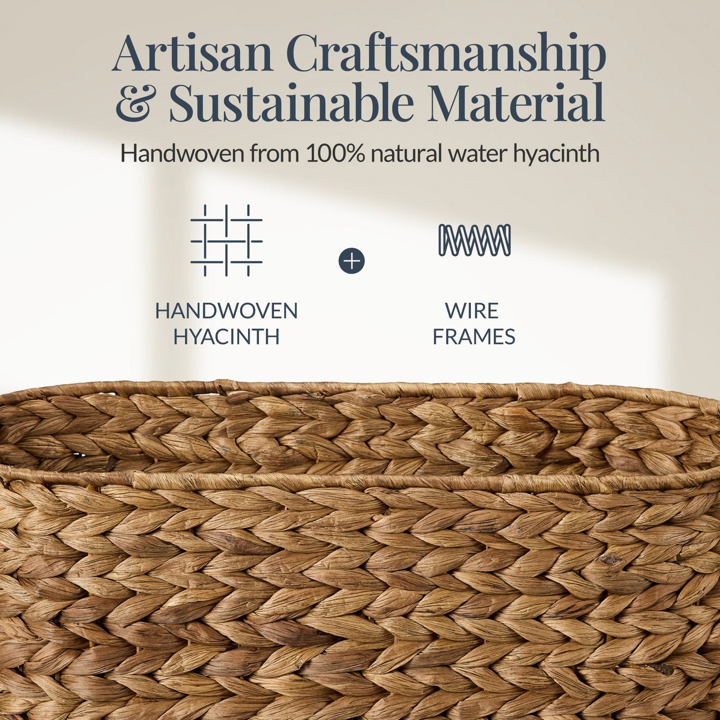 6-Piece Water Hyacinth Bathroom Set