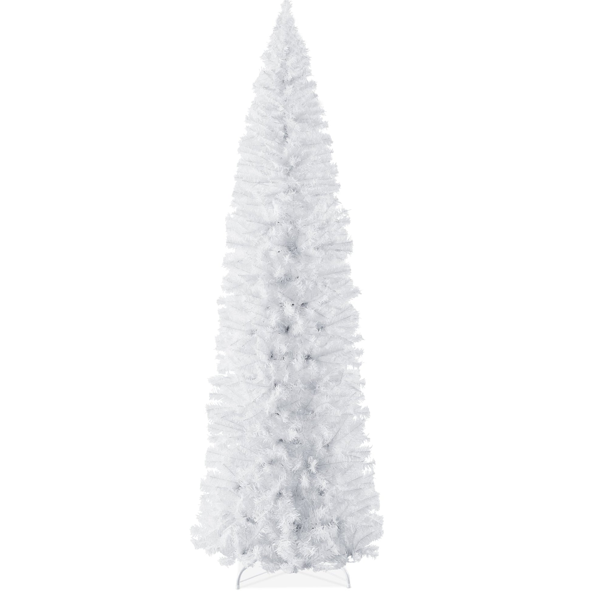 White Artificial Pencil Holiday Christmas Tree