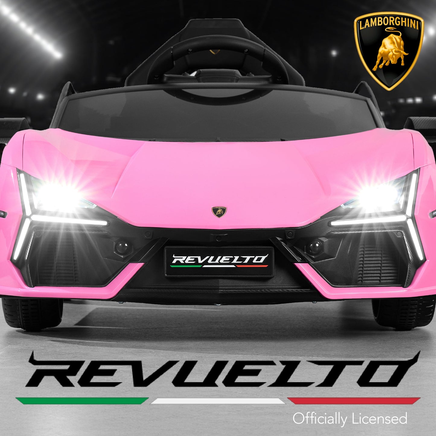 12V Kids Ride-On Car Officially Licensed Lamborghini Revuelto w/ Remote