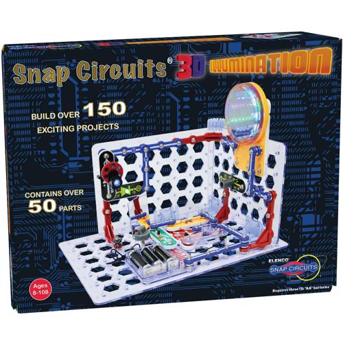 Snap Circuits 3D Illumination Electronics Exploration Circuitry Science Kit