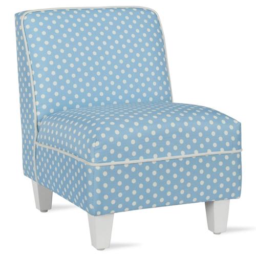 Baby Relax Maisie Chair for Kids, Children Furniture, Blue Polka Dots