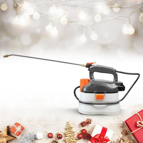 Ukoke U04GS Cordless Electric Power Garden Sprayer, Grey and Whtie