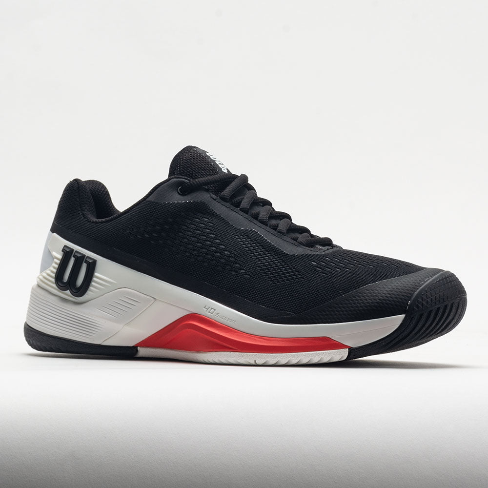 Wilson Rush Pro 4.0 Men's  Black/White/Poppy Red